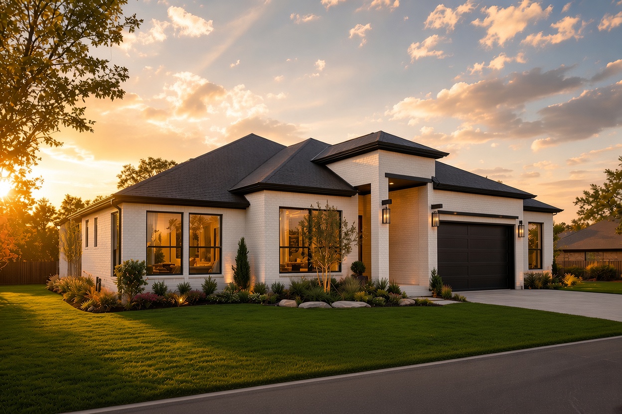 Sunset Modern — Modern Custom Home • Houston, Texas