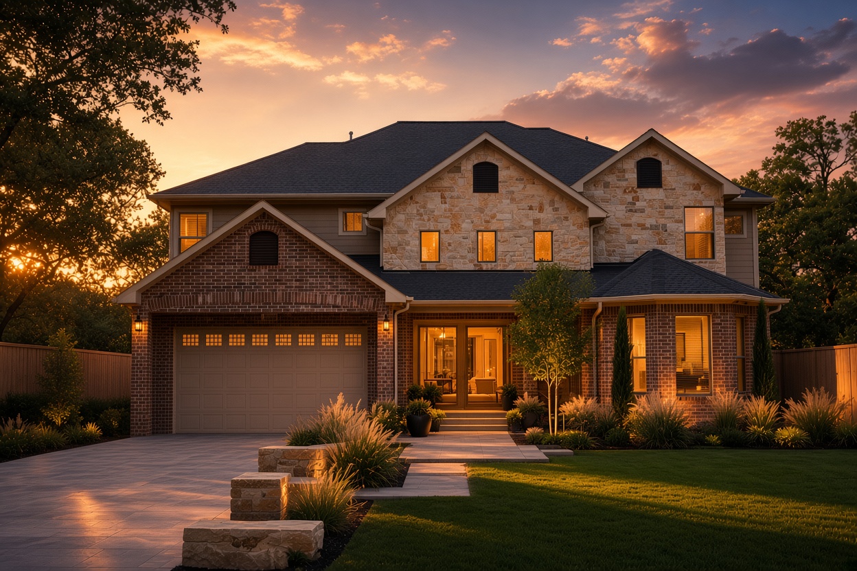 Luxury residential design project in Cypress, Texas by Vizion Urbana