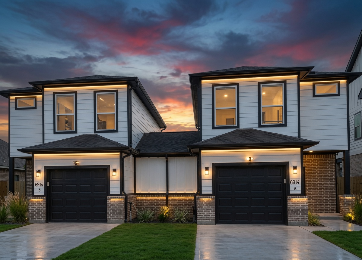 Duplex Project — Luxury residential design project in The Woodlands, Texas by Vizion Urbana (2)