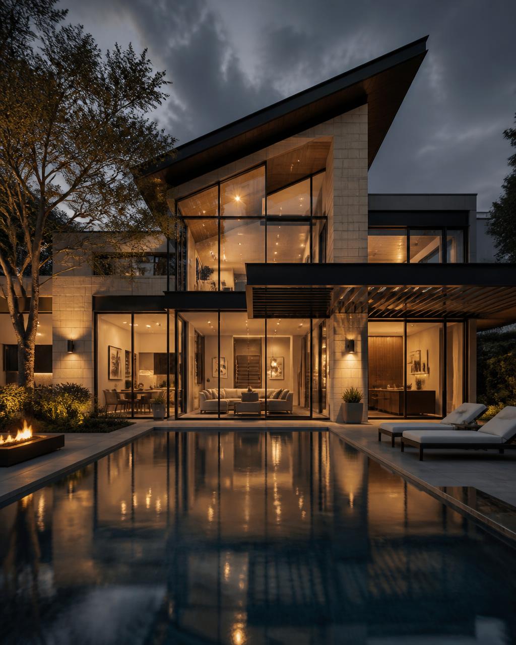Contemporary custom home design by Vizion Urbana in The Woodlands, Texas